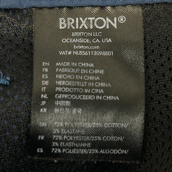 Brixton Board Shorts Mens 30 Blue Swim Swimming Swimmer Surfer Surfing BRXTN - Picture 5 of 5